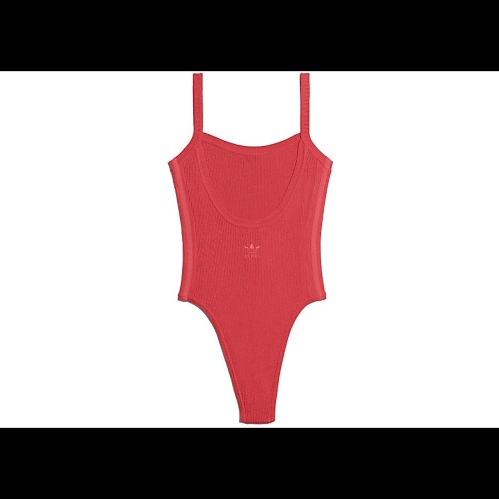 🚫SOLD OUT🚫NWT IVY PARK Knit Tank Coral Bodysuit - Picture 1 of 2